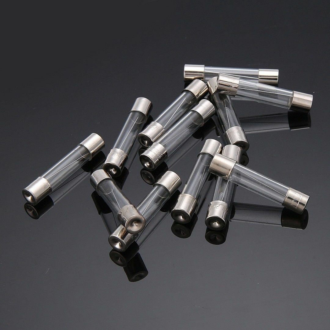 60tlg Sortiment Feinsicherungen Gerätesicherungen Glassicherungen 0,2-5A 6X30 mm