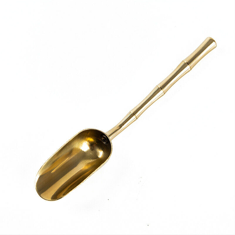 Brass Copper Dinnerware Set Spoon Tea Spoon Dessert New Bamboo Creati.l8