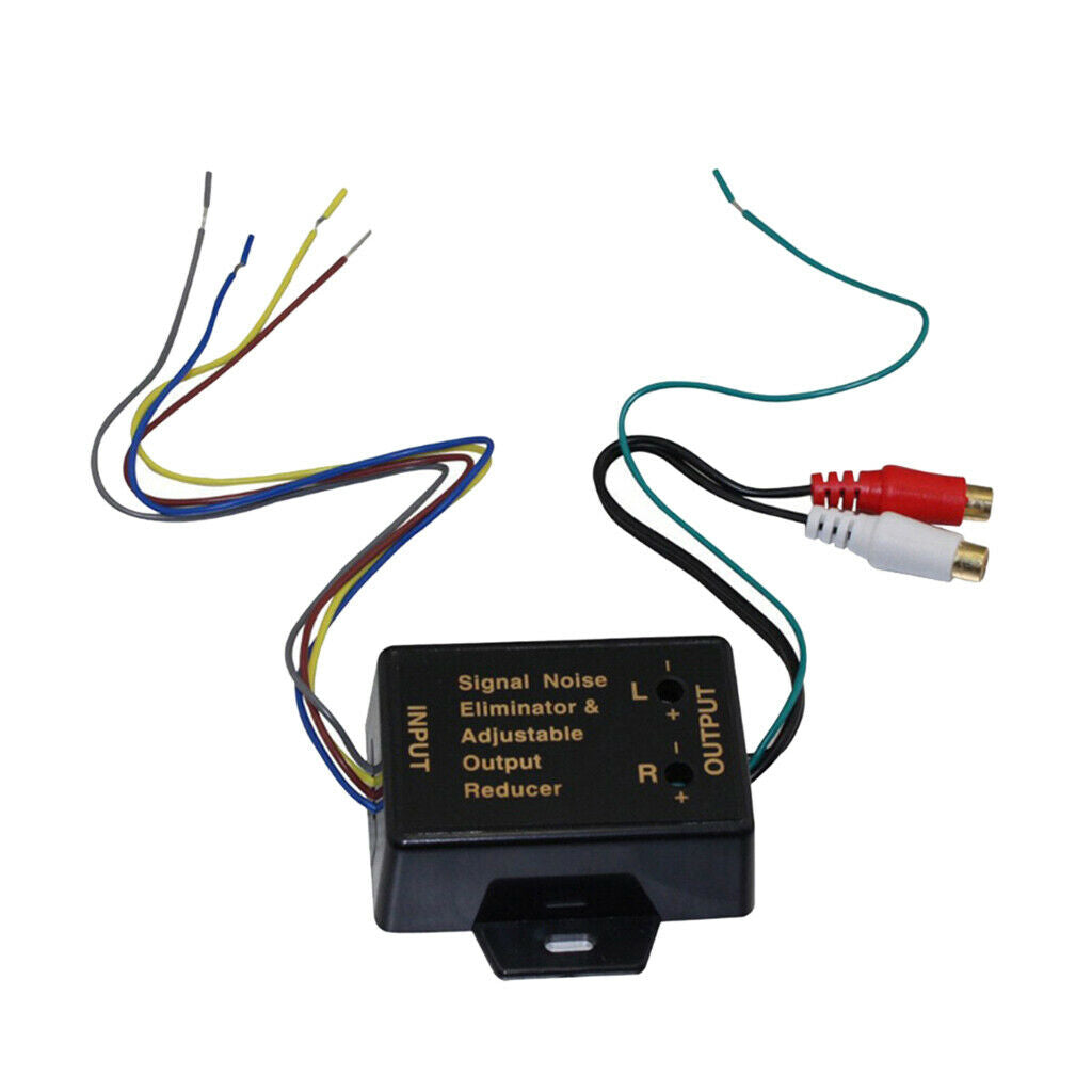 High Quality Car Audio Converter RCA Adapter Stereo Sound Incar with Cord