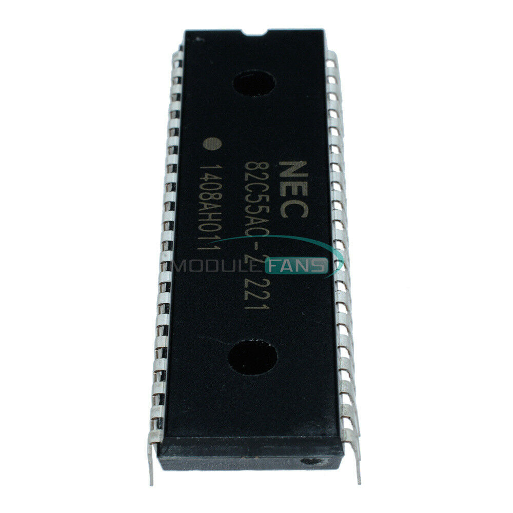 2PCS UPD82C55AC-2/82C55AC-2 DIP-40PIN IC K2XB UPD82C55AC
