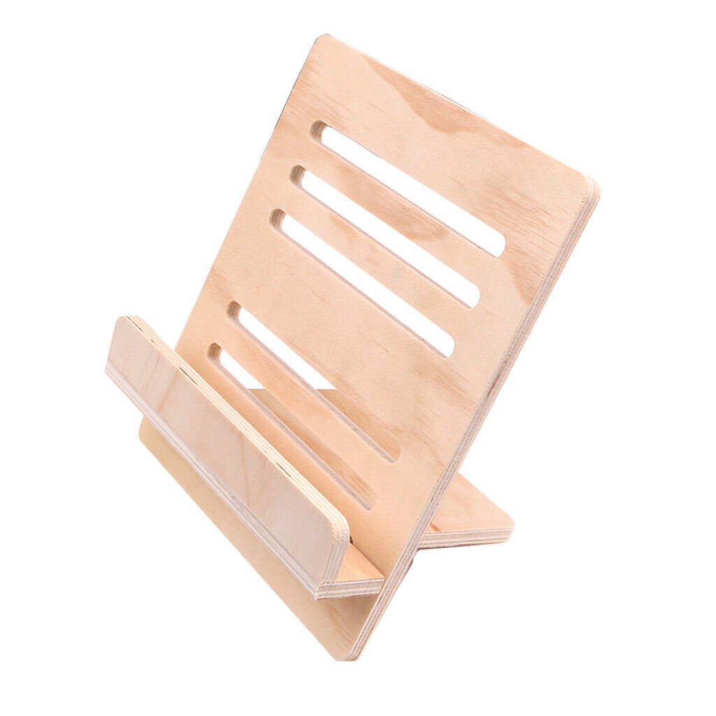 Wooden Bookstand Desktop Music Stand Detachable Portable 260 x 230 x 4mm
