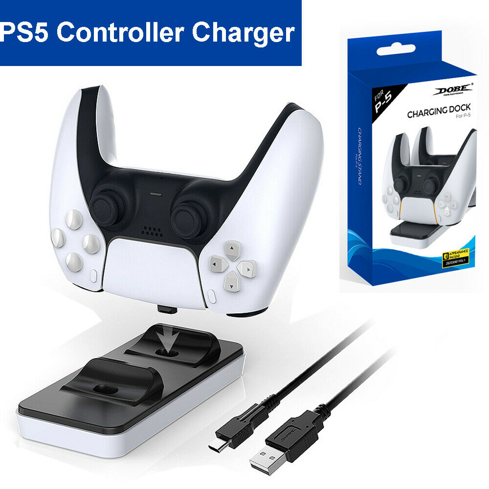 Portable Game USB Cable Controller Charging Dock Station for Play Station 5 PS5
