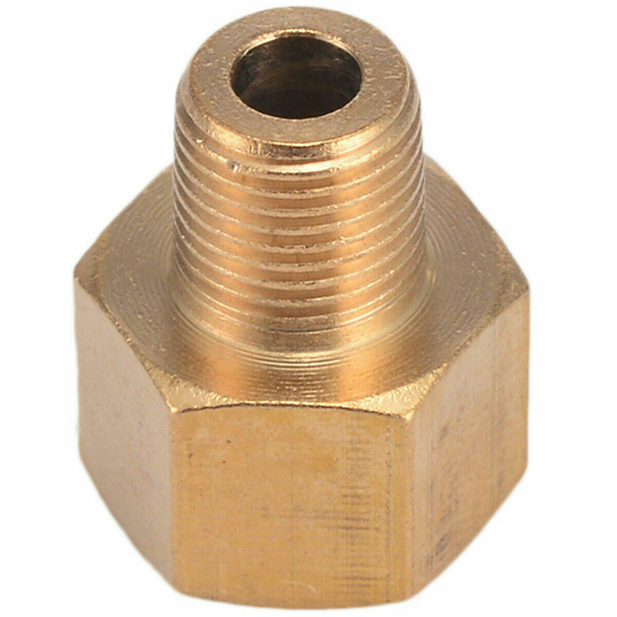 Reducer 1/4" to 1/8" Npt Female Pipe Adapter Coupler Brass Fitting Water Oil Gas