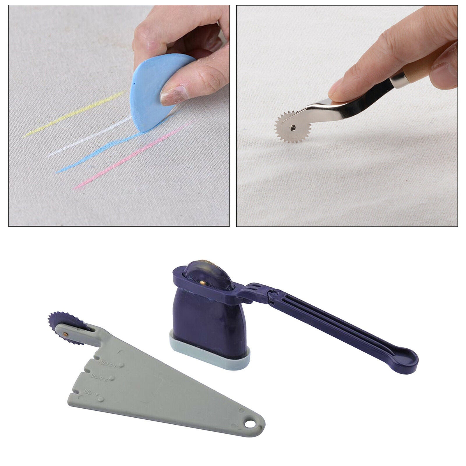 Parallel Tracing Wheel Sewing Pattern Smooth Serrated Edge Marker Cutting Lines