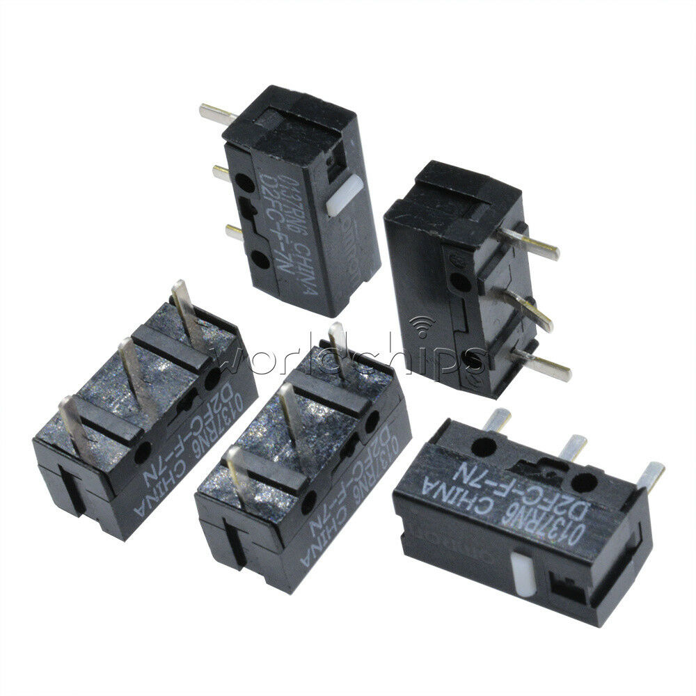 5PCS New Authentic OMRON Mouse Micro Switch D2FC-F-7N Mouse Button Fretting