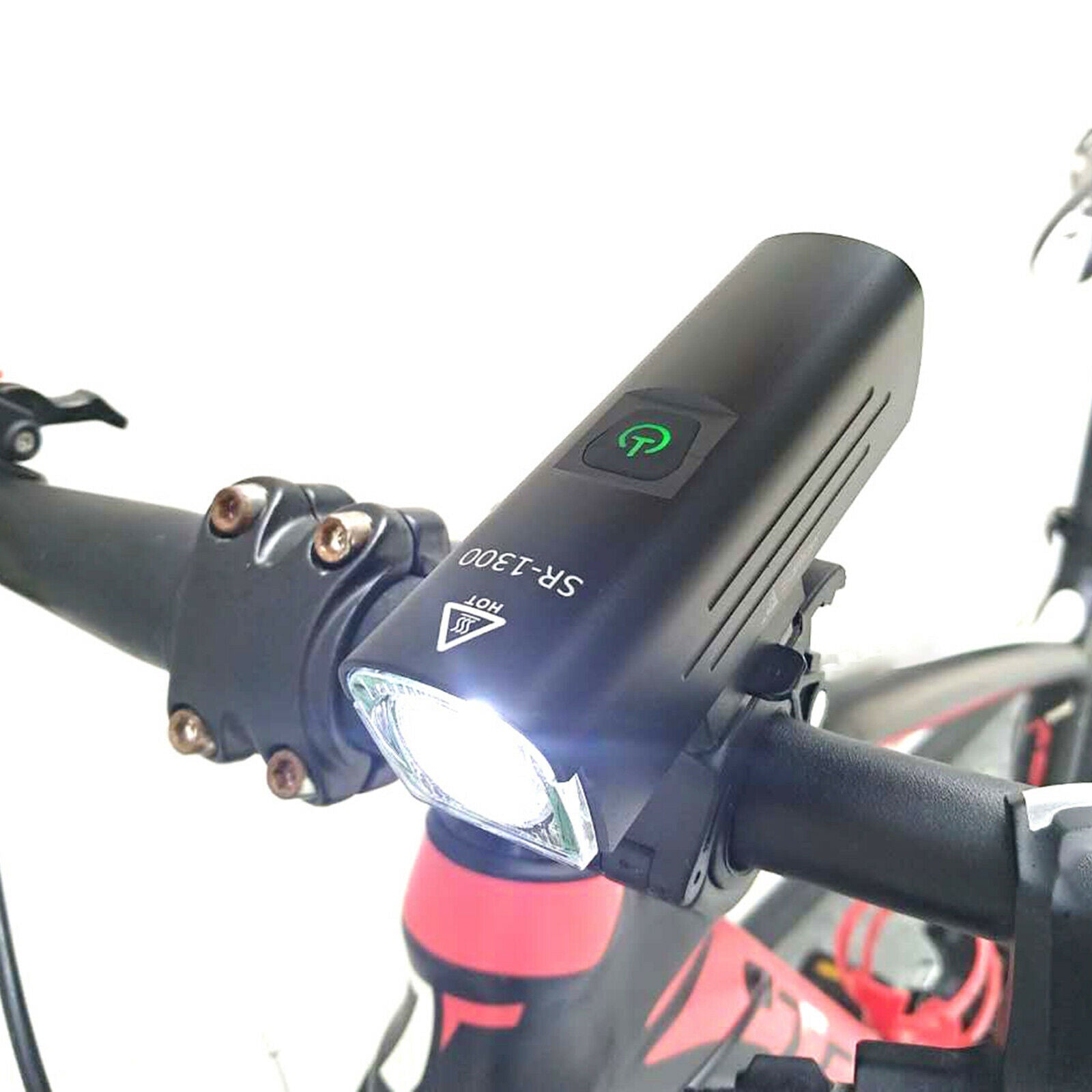 USB Bike Headlight Waterproof Mountain Bike Night Cycling Front Light