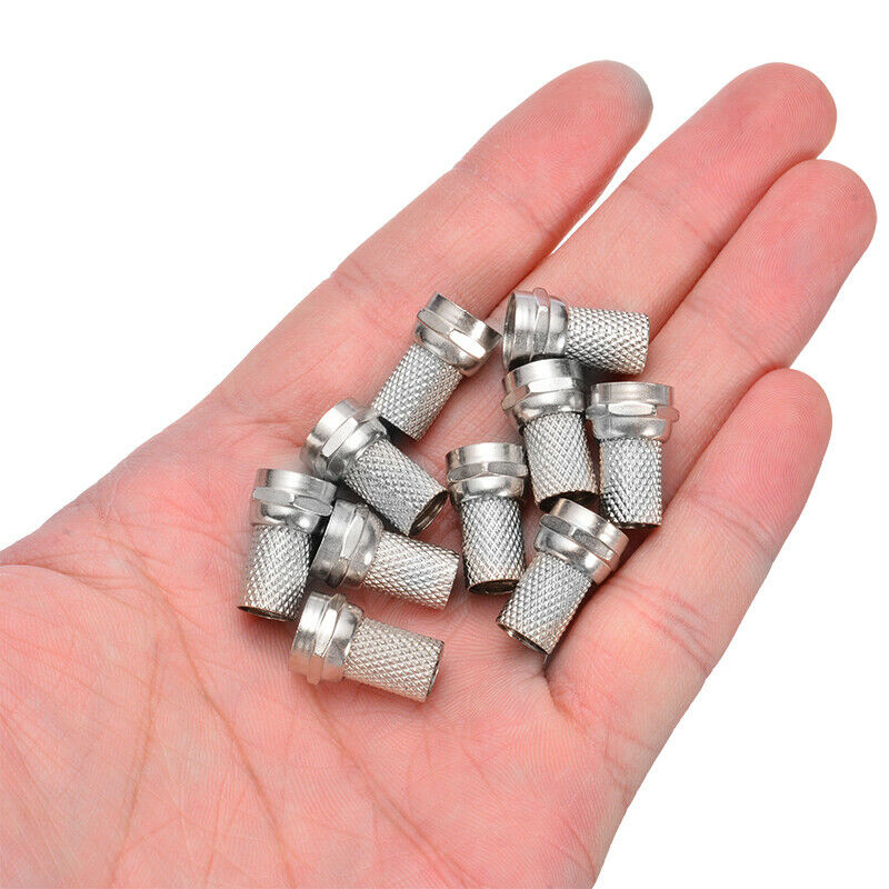 10x Connector Satellite Sky Virgin TV Aerial Screw Twist for RG6 coaxial Cable