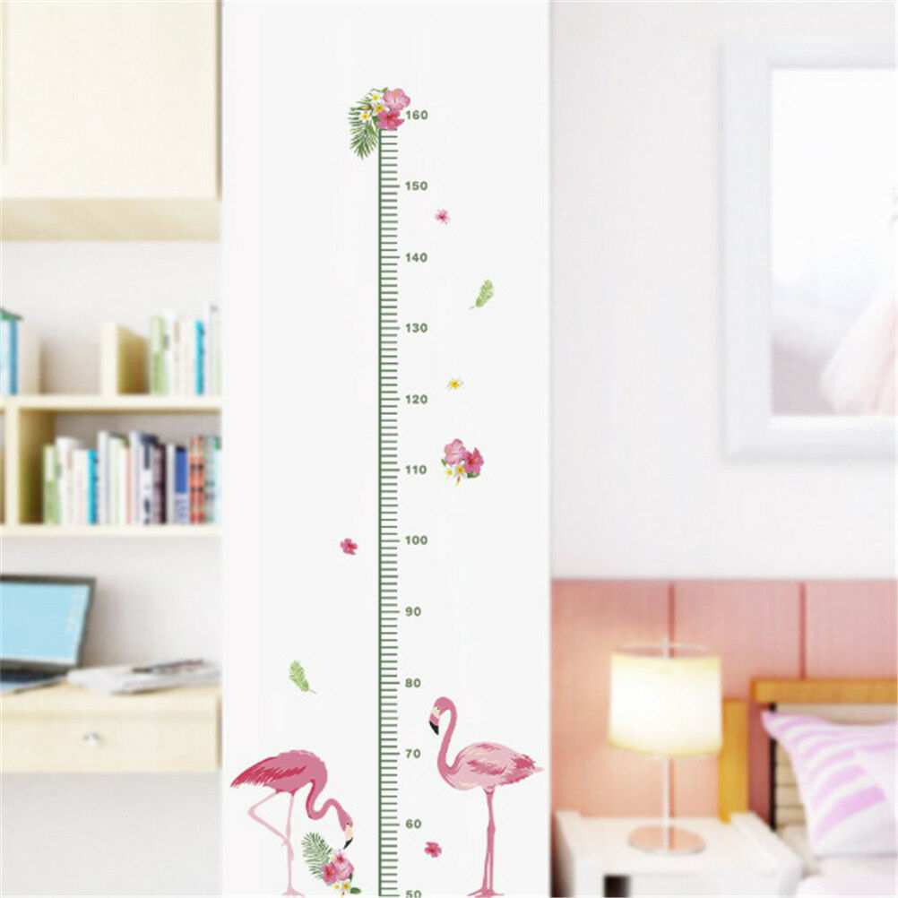 Flamingo Height Wall Stickers For Living Room Bedroom Decoration joJC.l8