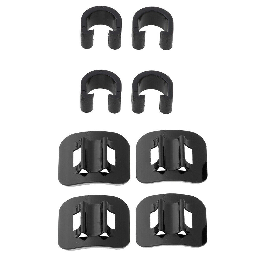 4Pcs/Set Bike Cable Guide Fitting Line Tube Base Clip - Universal for Brake