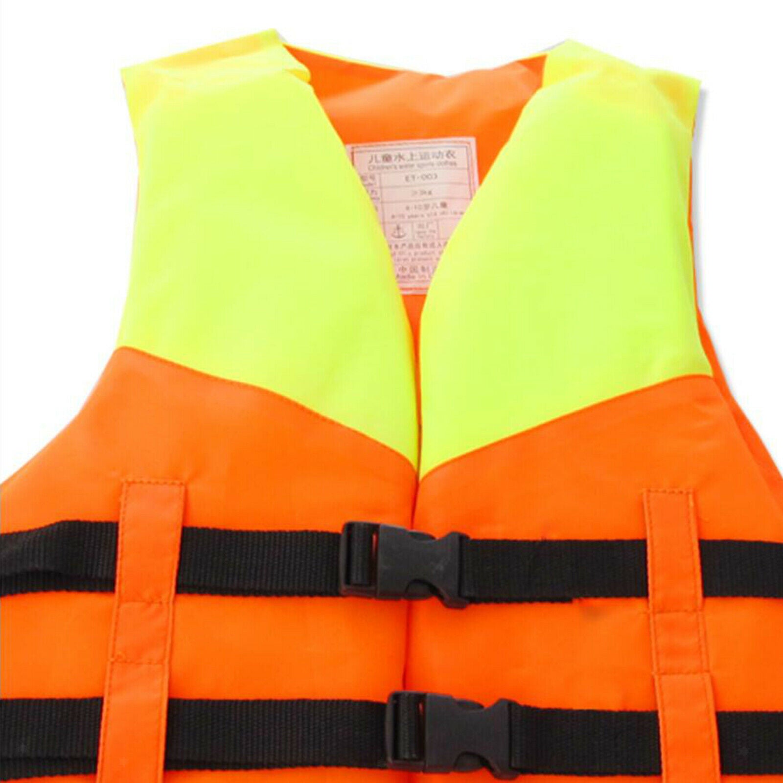Kids Swim Vest Life Jacket Ski Boating Swimming Safety Strap Age 4-10 Years