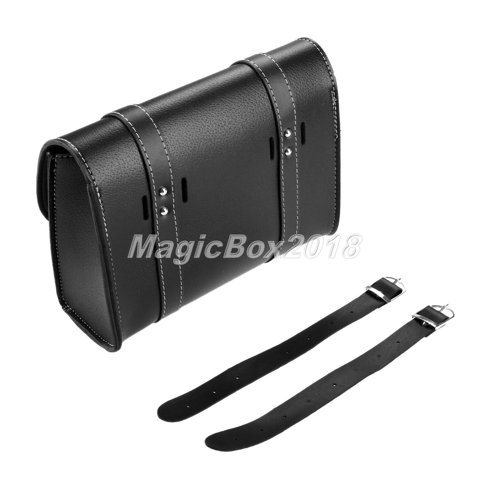 Motorcycle Waterproof Black Side Saddle Bag Storage for Kawasaki Vulcan 900 2010
