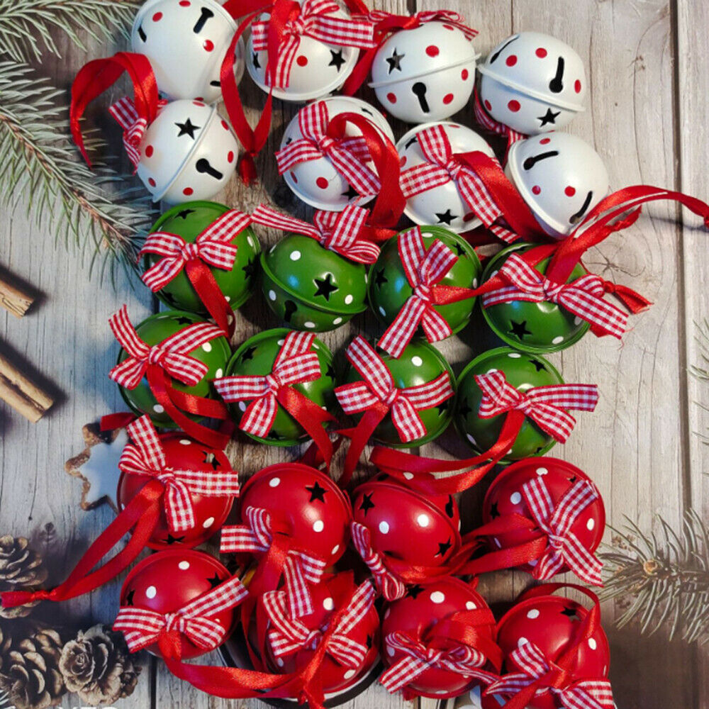 Christmas Decor Bells Christmas Tree Decor Window Door Party Hanging Ornaments