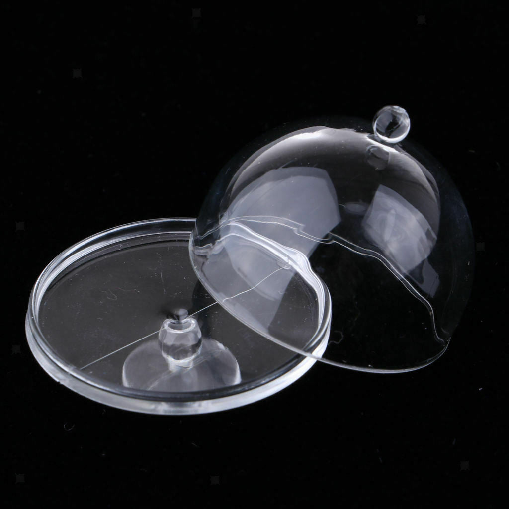 Prettyia   1 / 12   Cake   Plate   Tray   with   Dome   Transparent   Cake