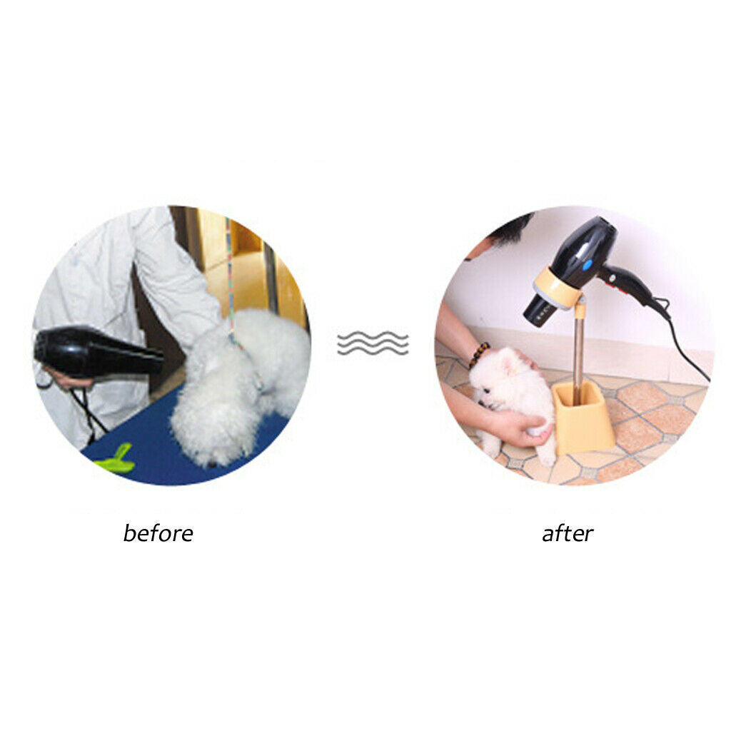 Pet Dog Cat Hair Care Tools Holder For Hair Dryer Holder Adjustable