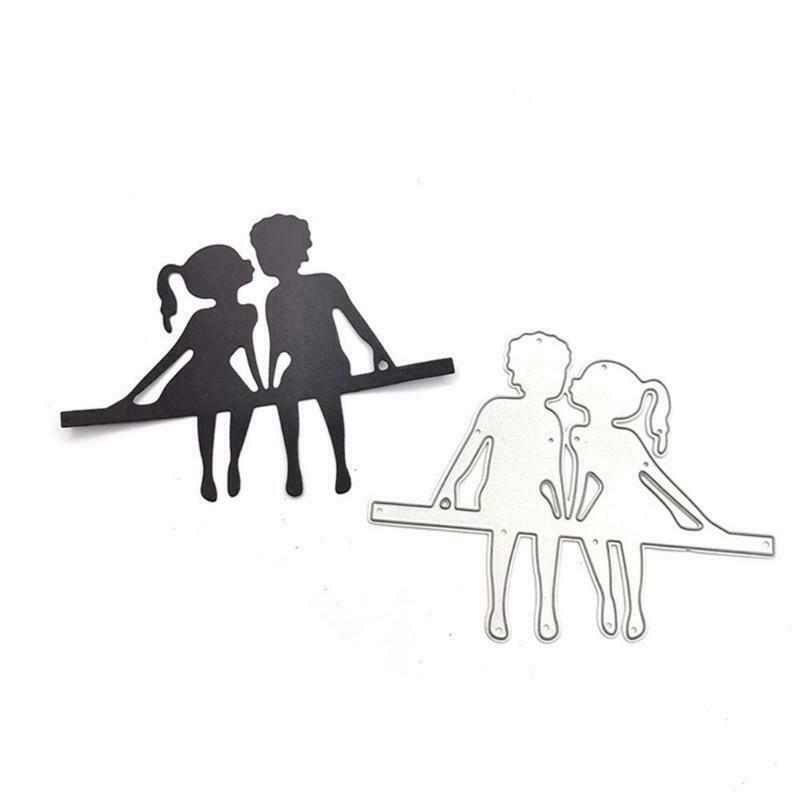 Couples Metal Cutting Dies Stencil DIY Scrapbook Album Paper Card Template