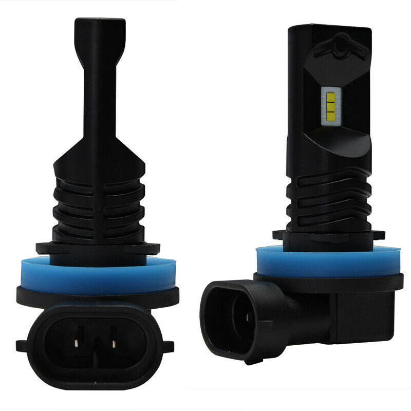 2PCS H11 H8 H9 LED Fog Light Bulbs Car Driving Daytime Running Lamp 6000K White