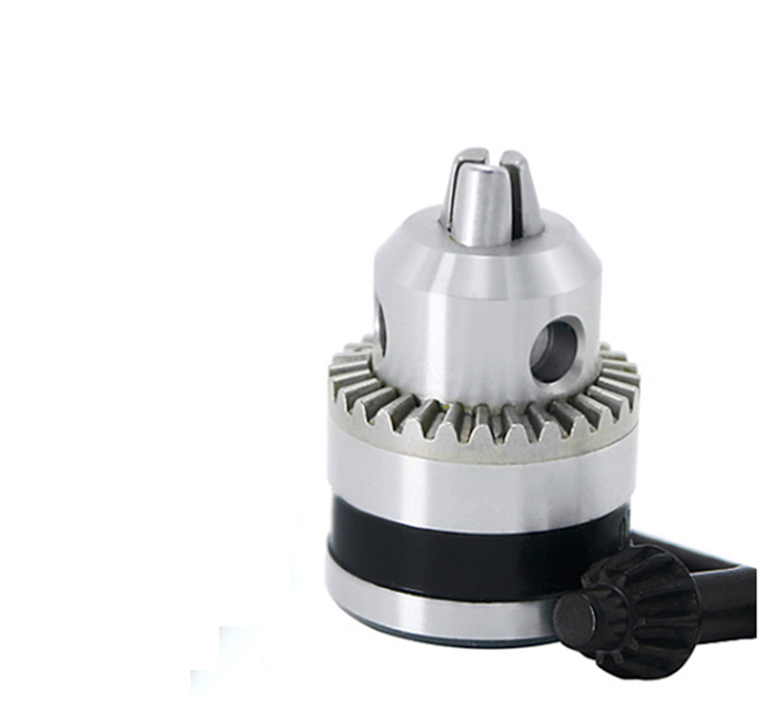 B10 0.6-6mm Drill Chuck Spanner Taper Mounted with one Key Bench Drill Milling
