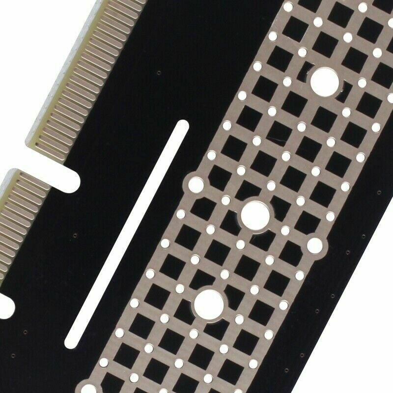 M.2 NVMe SSD NGFF to PCIE 3.0 X16 Adapter m Key Interface Card Suppor PCI E L