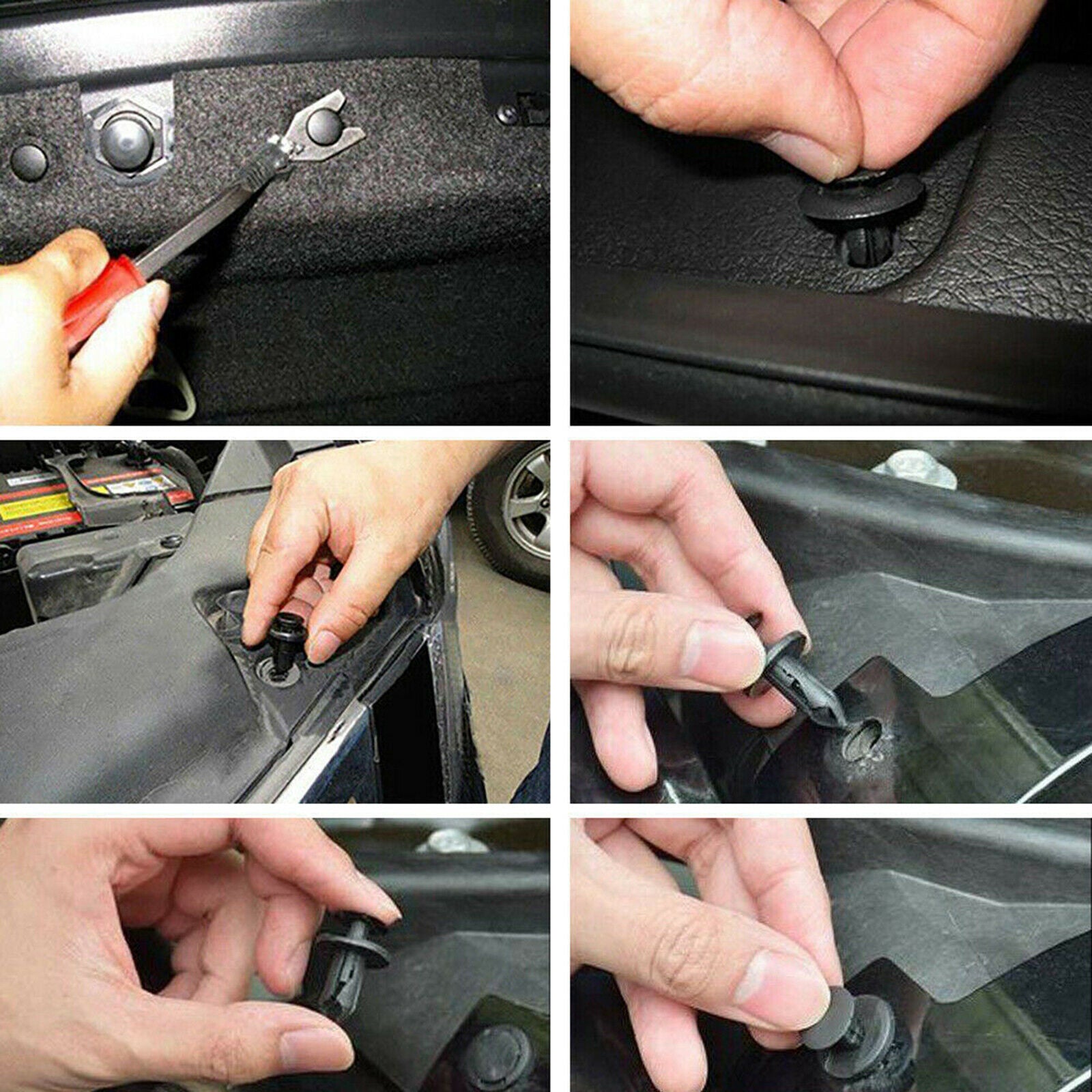 620PCS Universal Car Plastic Retainer Clips Automobile Assorted Repair Parts