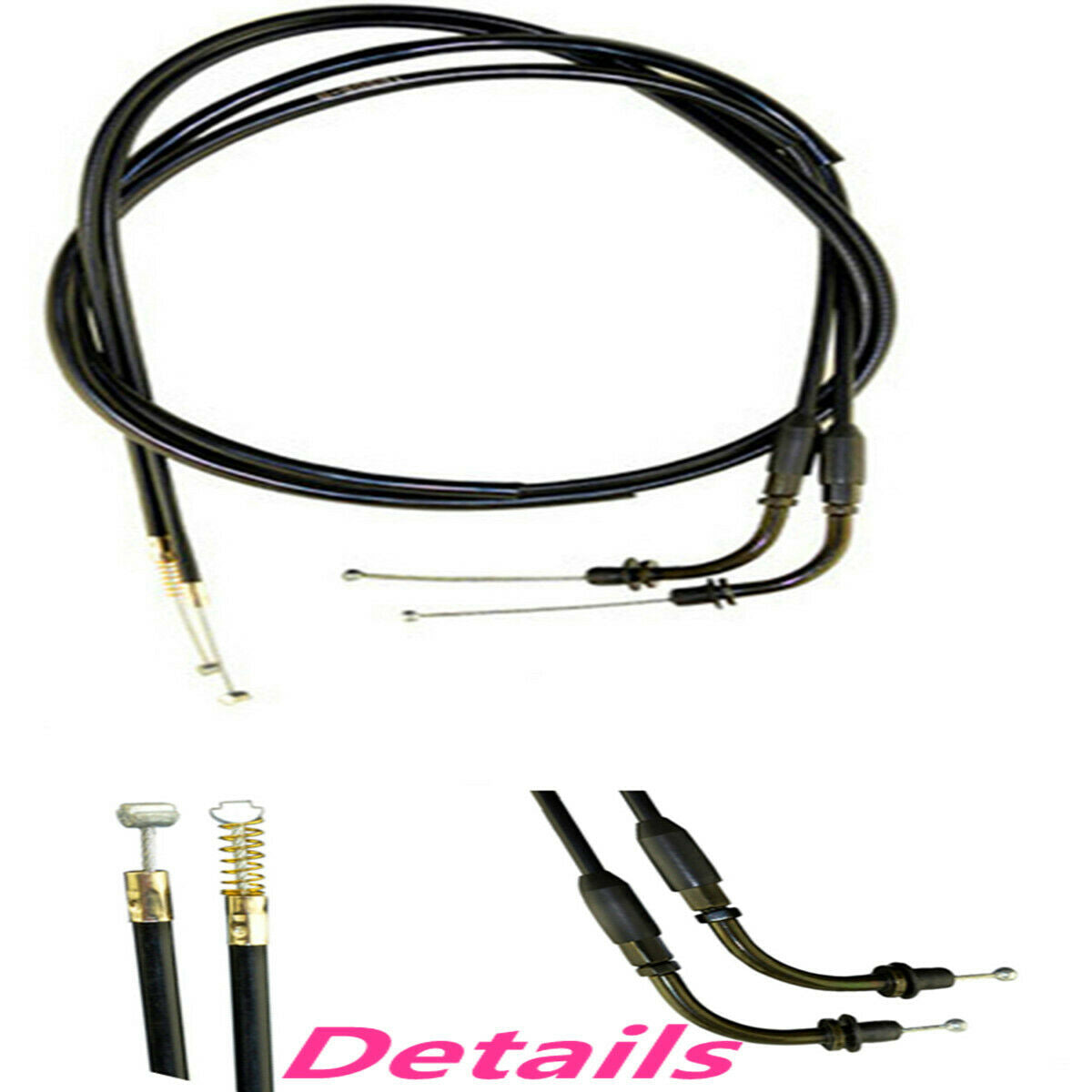 For Sportster XL883 XL1200 35.4'' 90cm Motorcycle Throttle Line Cable Wire