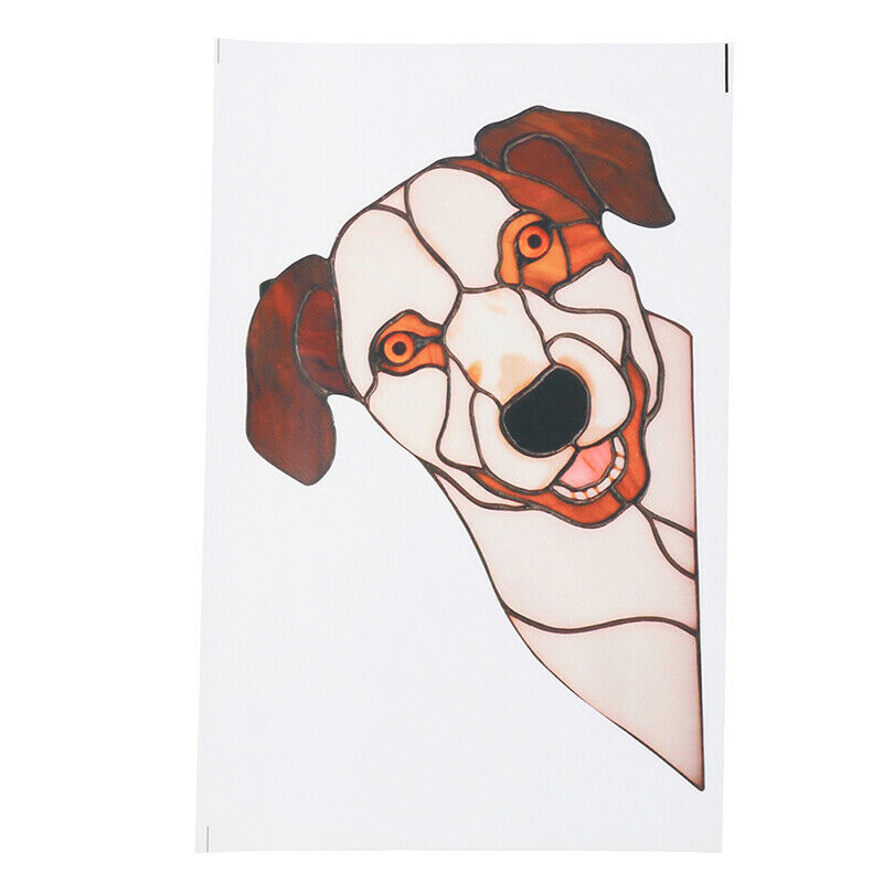 Cute Dog Wall Stickers Household Wall Windows Glass Decoration Animal Sti.l8
