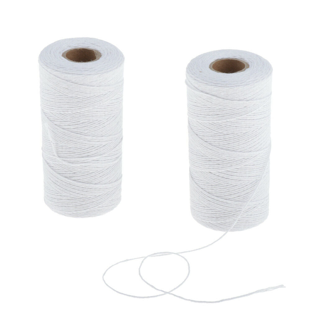 2x 0.1cm 100% Cotton Skin-friendly Loom Warp Thread Perfect for Weaving