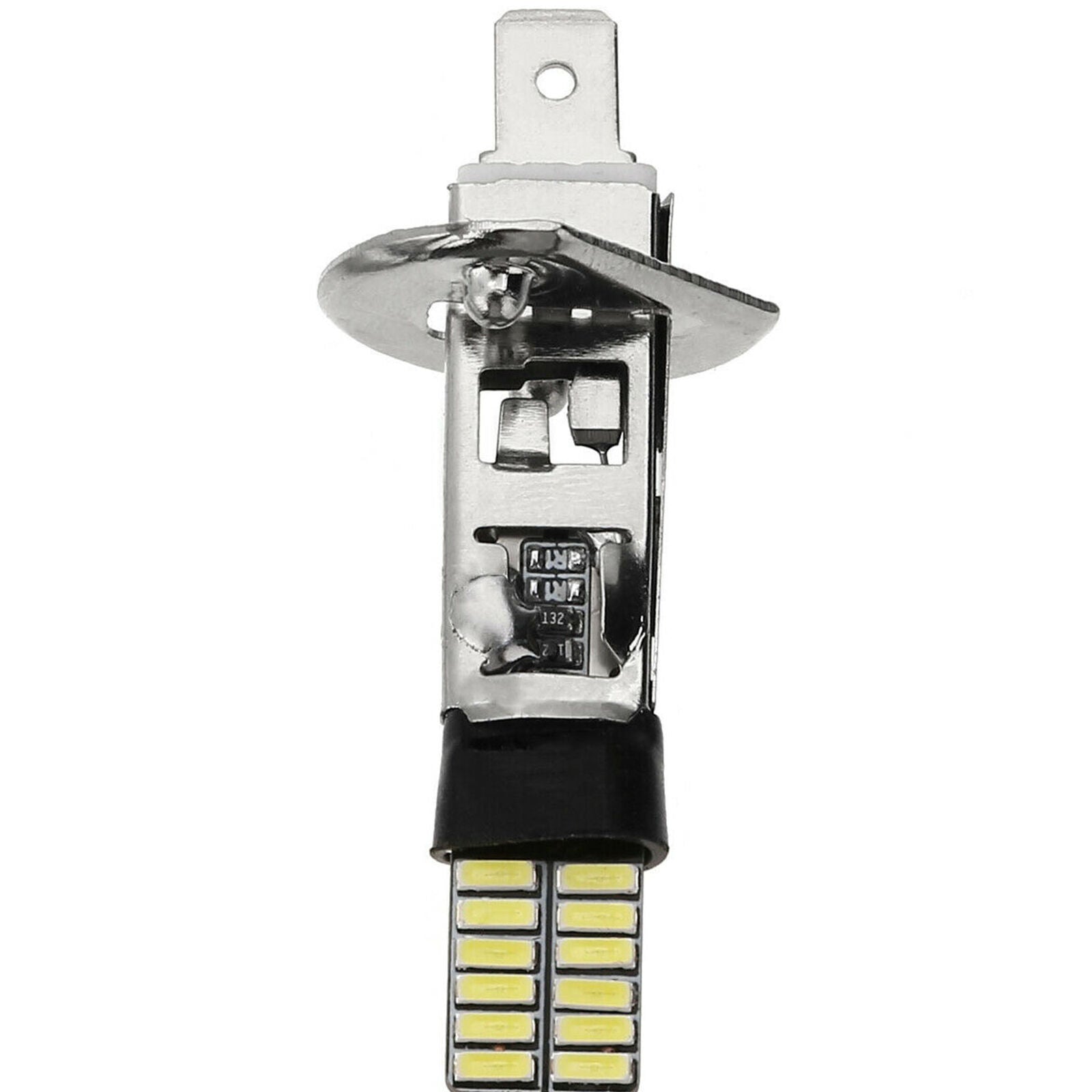 5X H1 24-SMD 4014 LED Car Front Fog Light Bulb Driving Lamp DRL White Globe