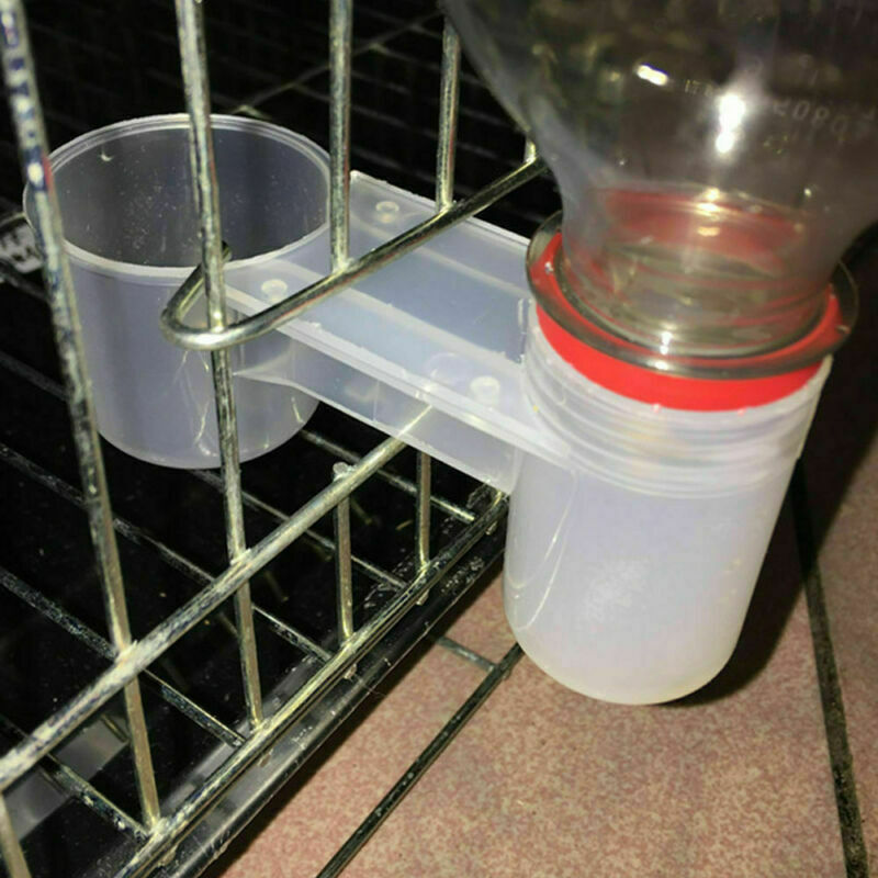 20/set Pet Bird Feeder Drinker Cup Water Bottle For Chicken Poultry Dove Pigeon