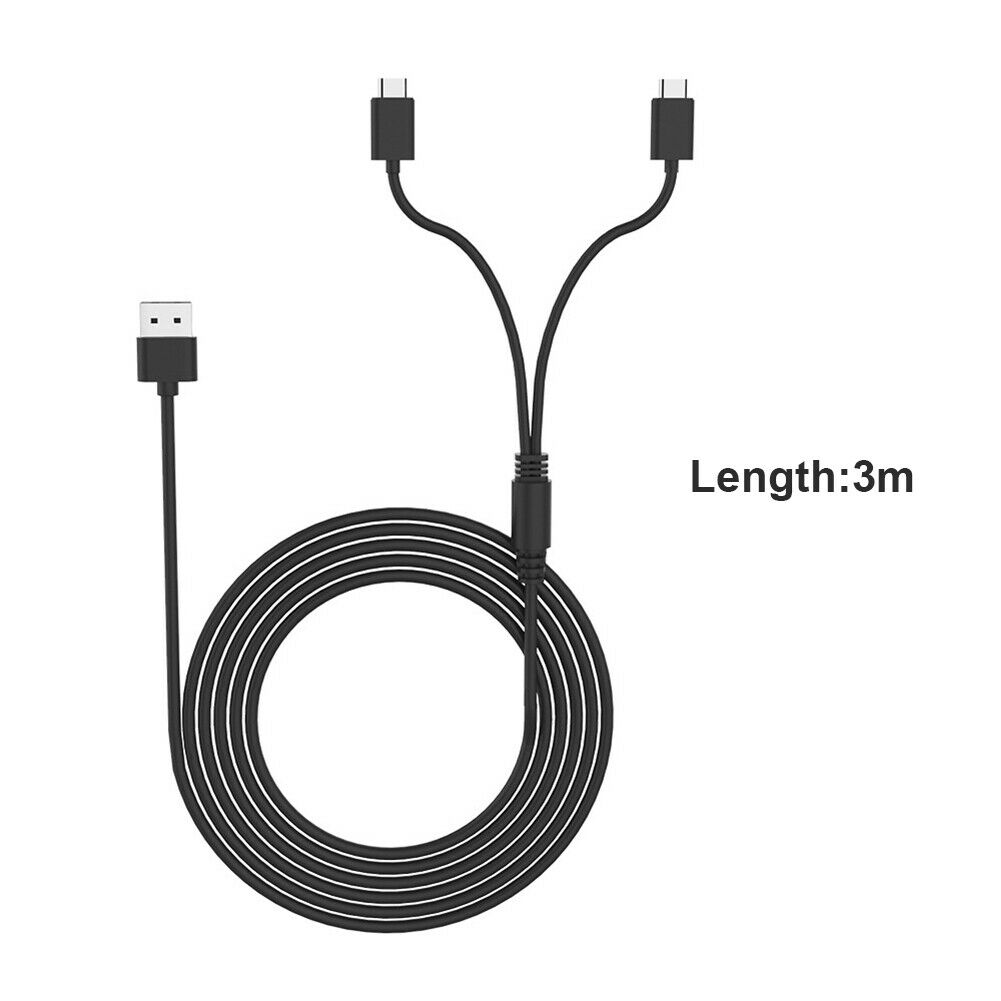 2 in 1 USB C Cable for Nintendo Switch Switch Lite Console Pro Controller @