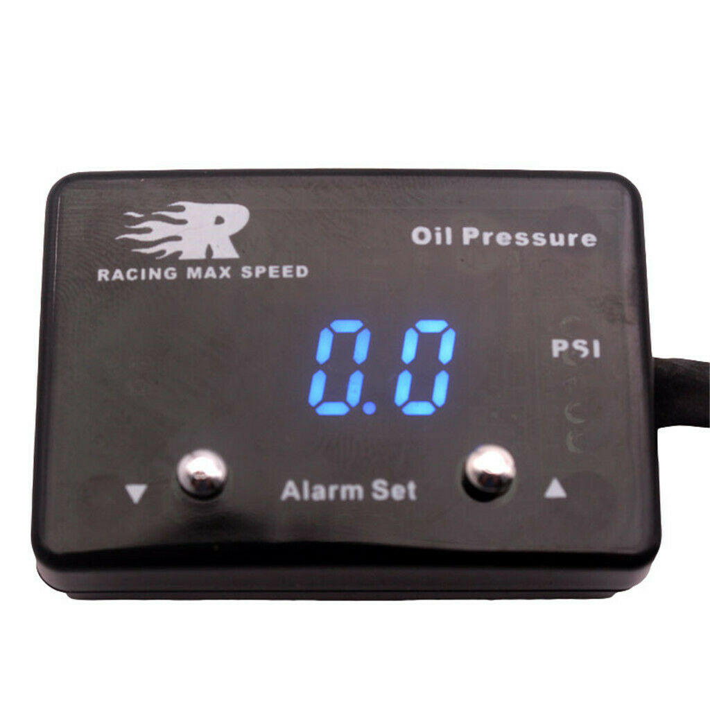 1/8 NPT Pressure Meter Digital Oil Pressure Gauge Oil Press Sensor 0-120PSI