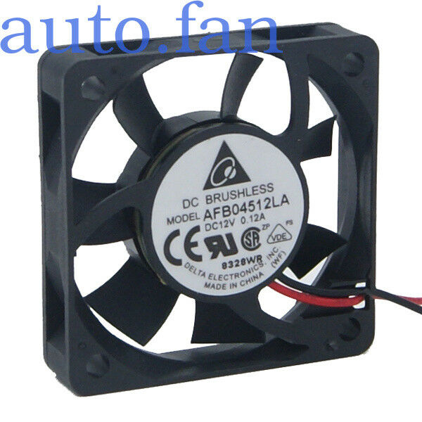 For 1pc Delta AFB04512LA fan DC12V 0.08A 0.12A 0.96W 2pin 45x45x10mm