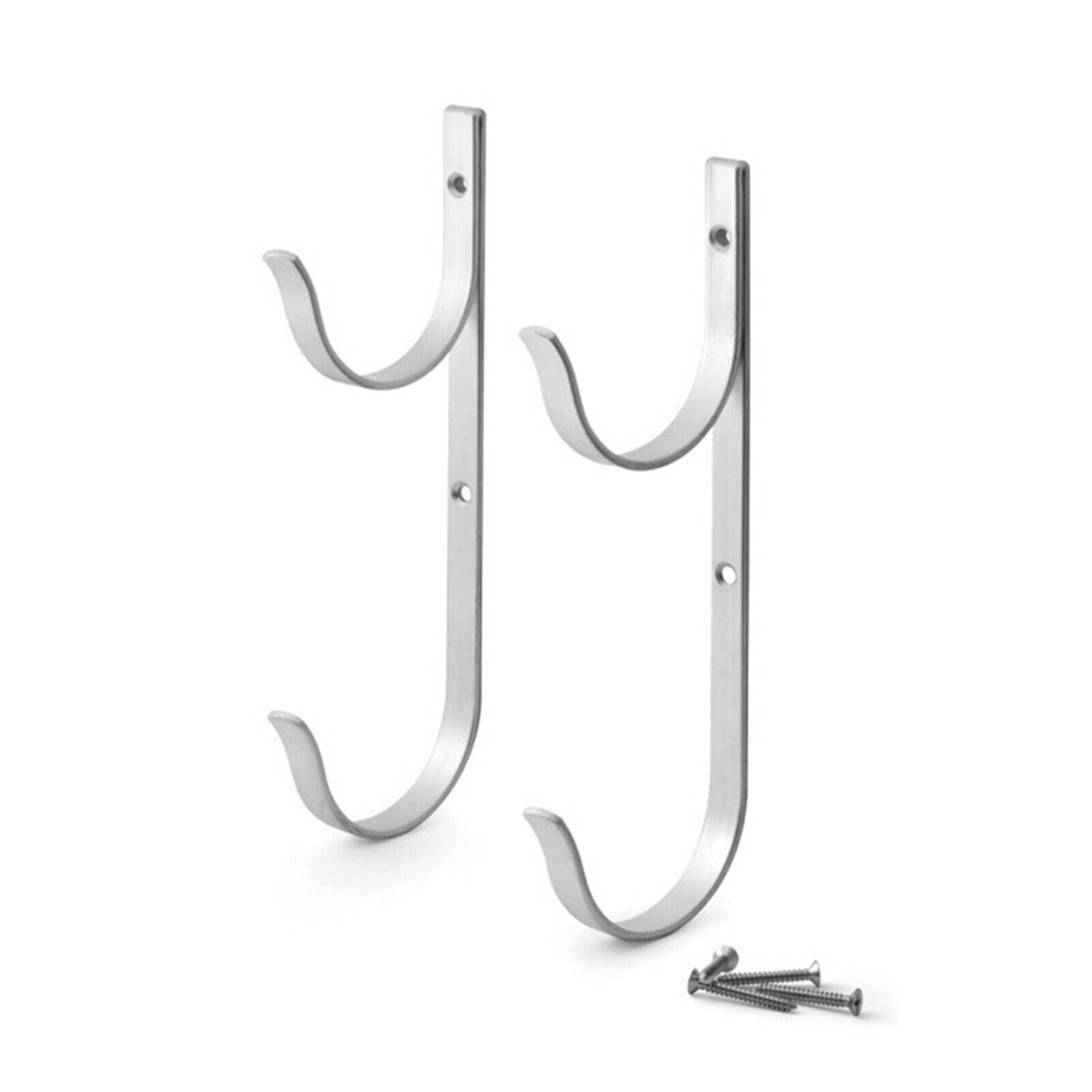 2pcs Telescoping Pole Hook Storage Rack Skimmers Brushes Hanger Garden Tools