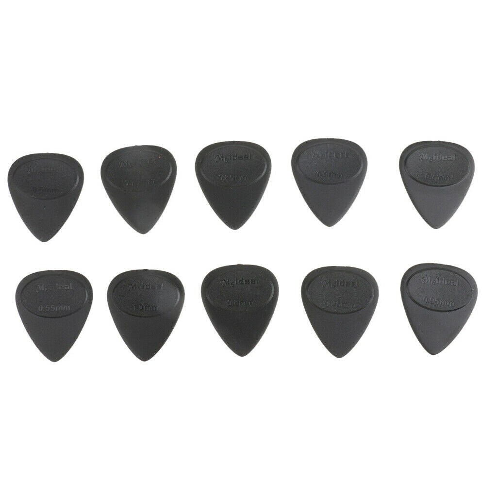 10pcs   Black   Guitar   Picks   Plectrum   for   Acoustic   Electric   Guitar