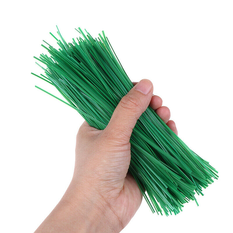 500pcs Green Gardening Vine Climbing Plants Cable Tie Lines Grape Rattan .l8