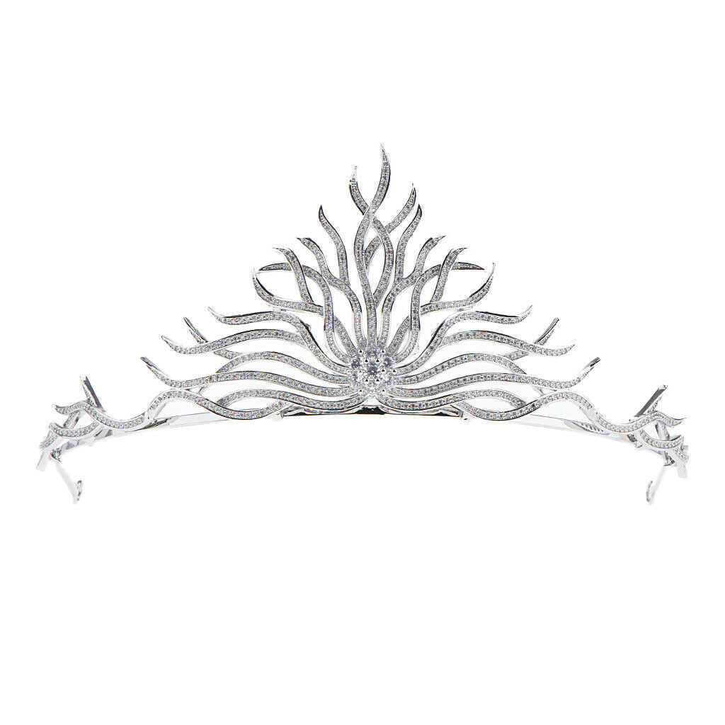 Women Girl Wedding Party Crown Tiaras Prom Pageant Rhinestone Headwear