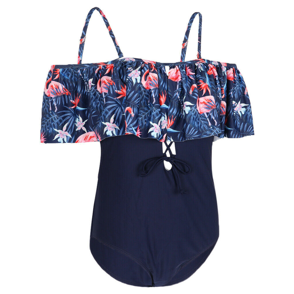 Monokini Swimsuits for Women L Flamingo
