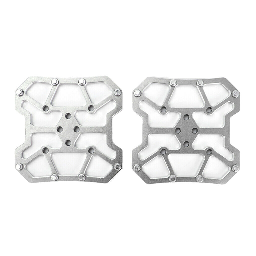 1 pair MTB bike lock clipless pedal plate adapter converter splitter