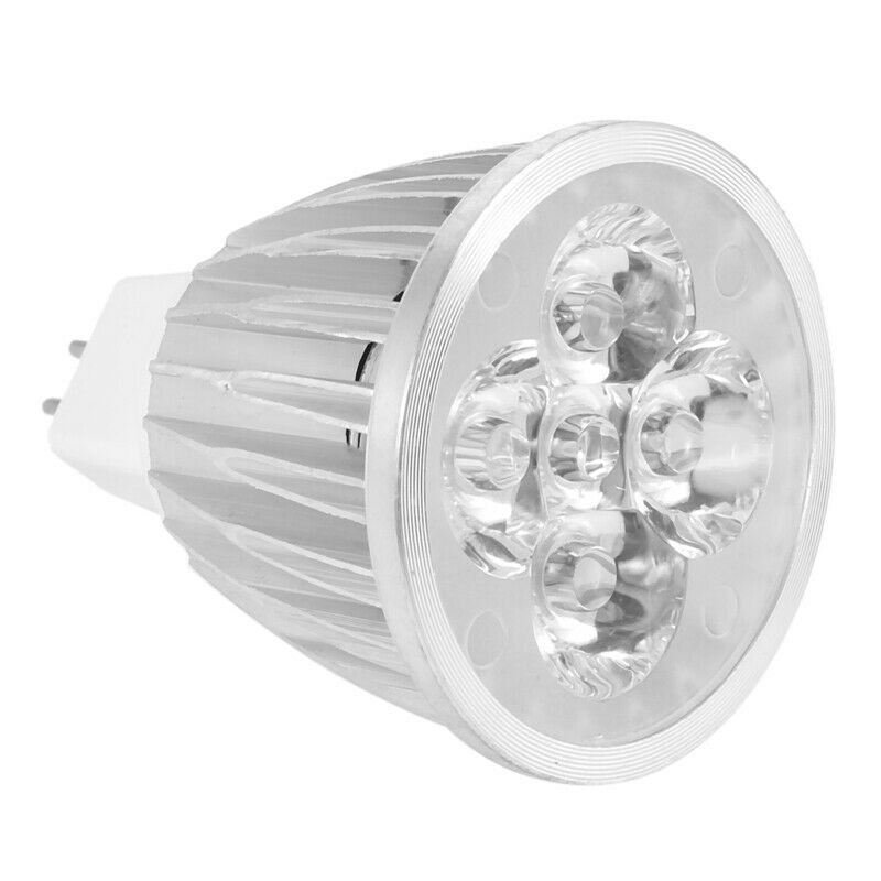 5W 12V GU5.3 MR16 White Spot LED Light Lamp Bulb Energy Saving X4X5X5