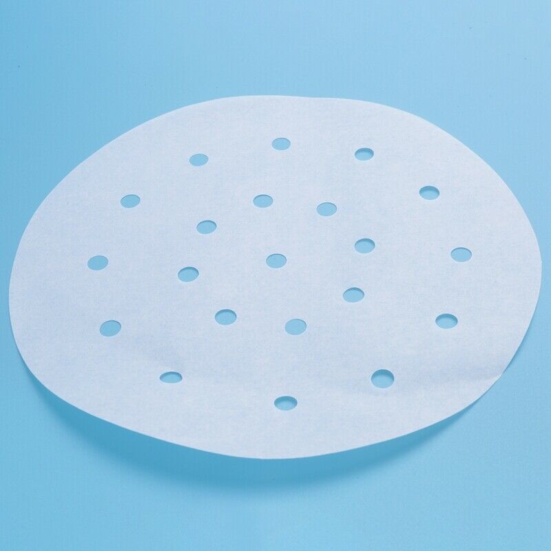 Premium Perforated Parchment Air Fryer Paper Liners - 7 inch - 100 Eco-FriendlC3