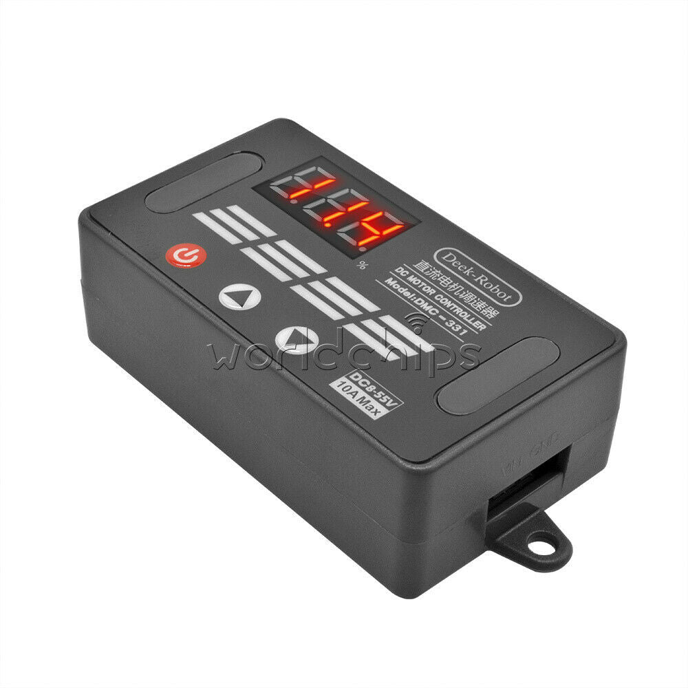 Digital Display DC 8-55V Max 10A PWM DC Motor Speed Regulator Switch Controller