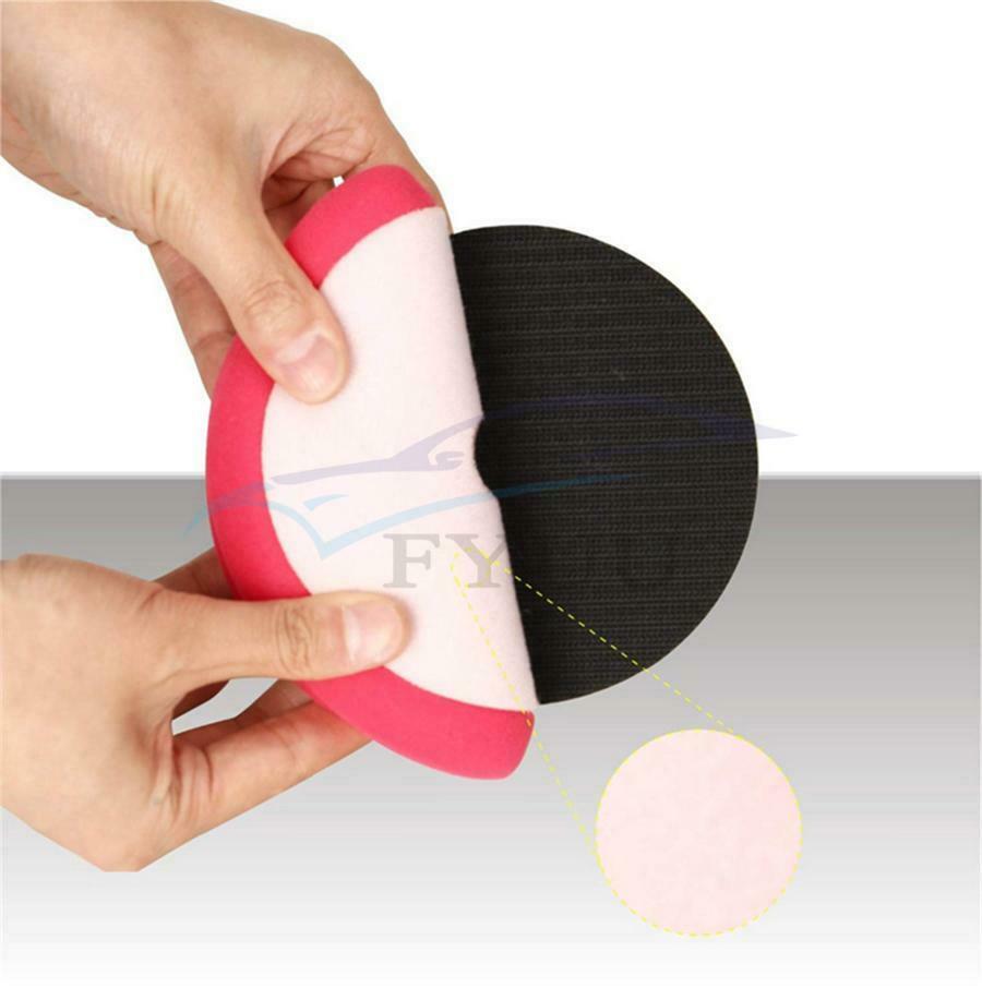 5Pcs 6" inch 150mm Waxing Pad Sponge Polishing Foam Pads For RO/DA Car Polisher