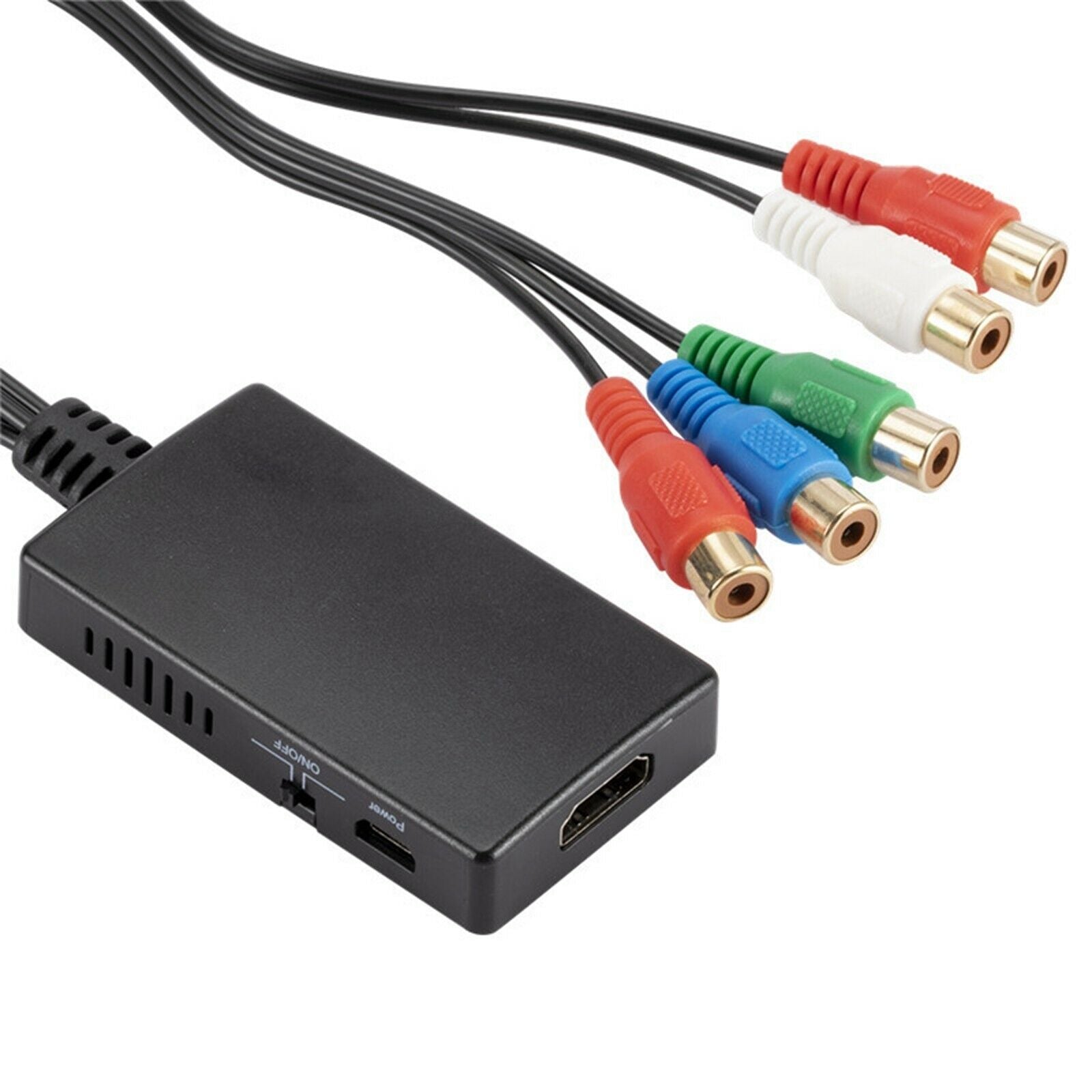 1080p HDMI to Video YPbPr RCA Converter R/L Audio Output for Laptop PC