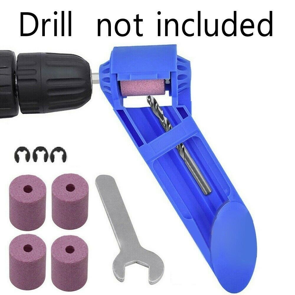 New Portable Drill Sharpener Wrench Drill Bit Grindstone Grinding Equipment
