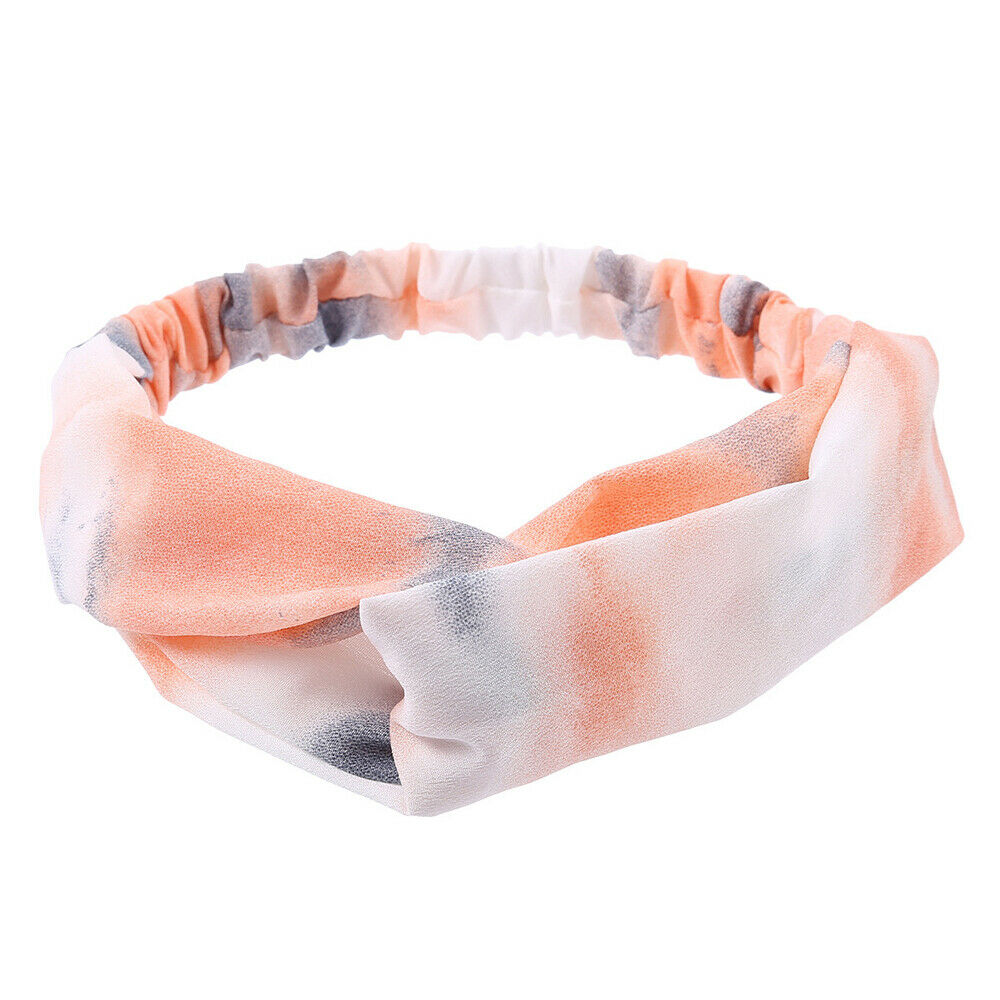 6Pcs Women Elastic Headbands Yoga Hair Band Turban Scrunchies Headwrap Ring Tie