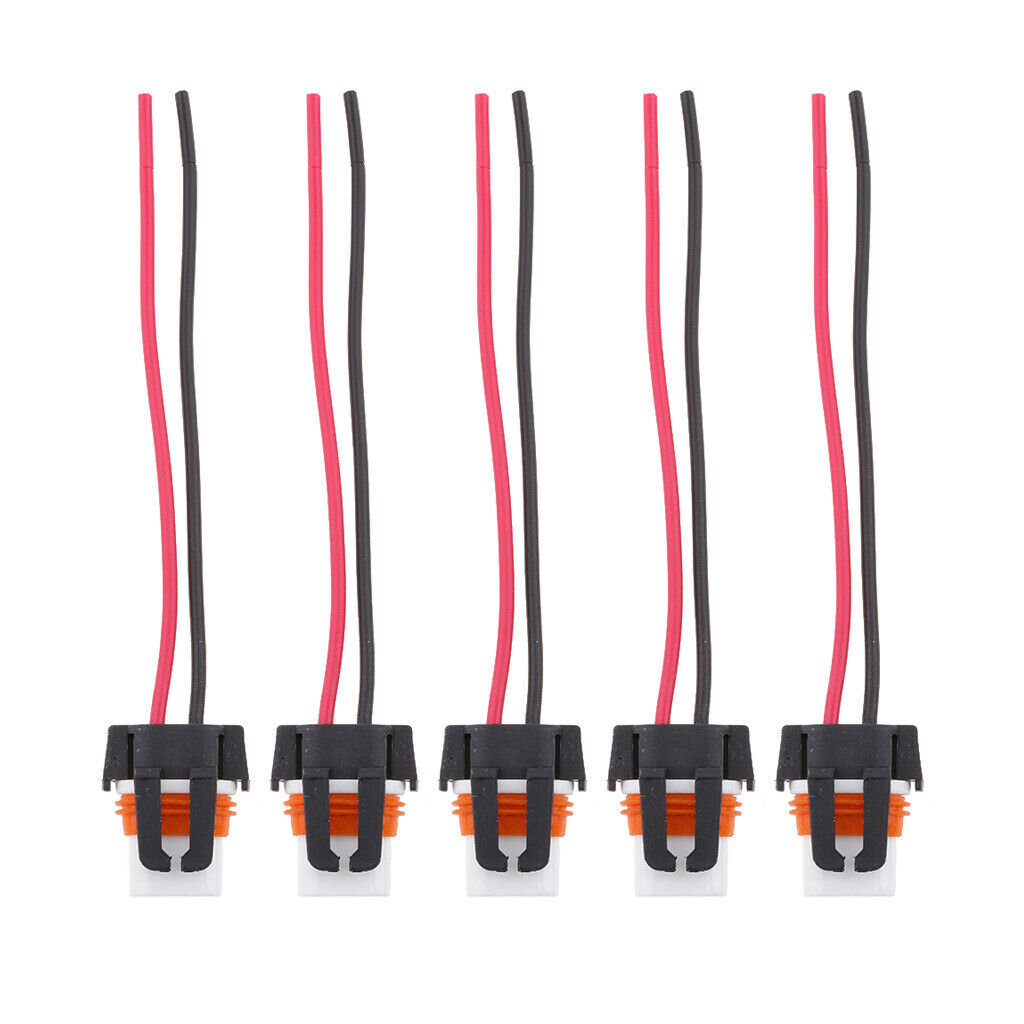 5 Pieces Car 9006 Headlight Fog Lamp Wiring Harness Wire Connector Male Plug