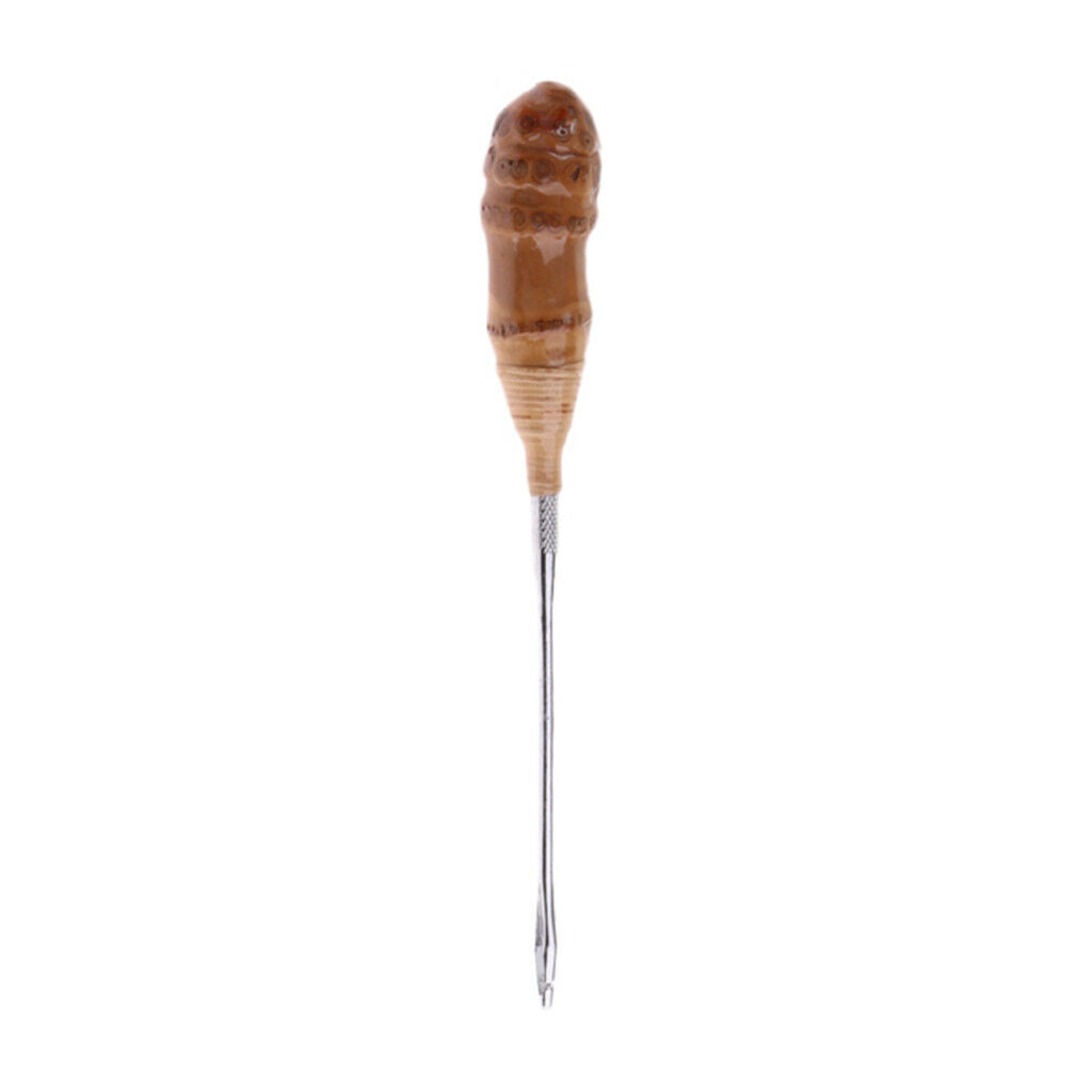 Aluminum Alloy Fishing Hook Remover Hooks Extractor with Bamboo Handle
