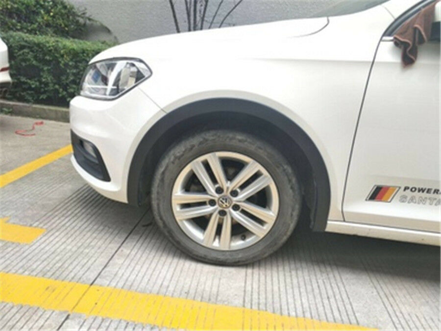 2X 1.5M Car Fender Flare Extension Wheel Eyebrow Moulding Protector Carbon Fiber