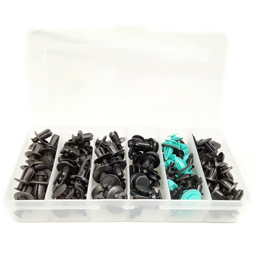 120xCar Fastener Clips Car Door Panel Interior Lining Bumper Cover Fender Rivets