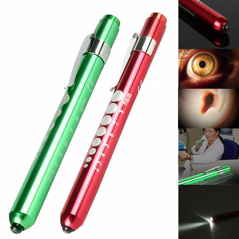 Cool First Aid LED Flashlight Pen Torch Doctor Nurse Emergency Penlight
