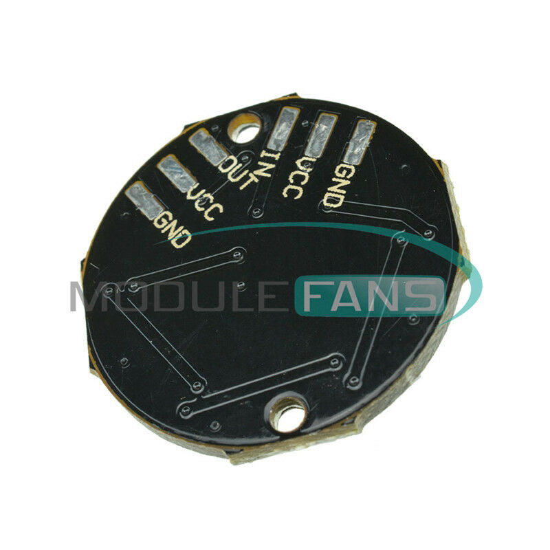 7-Bit WS2812 5050 RGB LED Ring Round Decoration Bulb Arduino MF